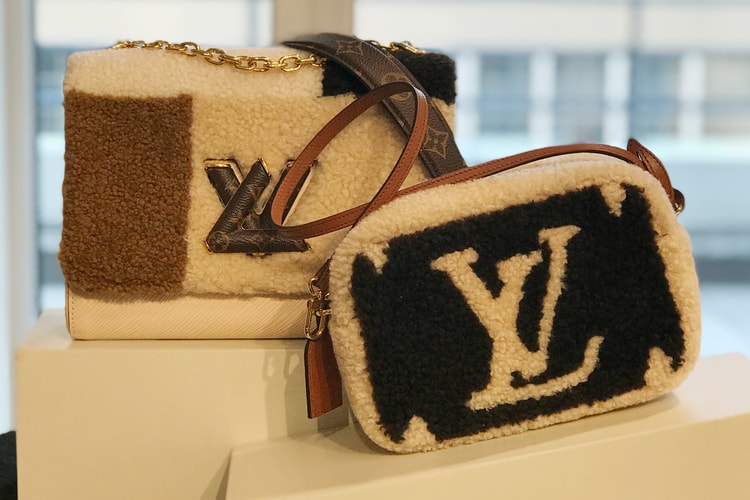 A Closer Look at Louis Vuitton's FW19 Collection Featuring Cozy Teddy Fleece Bags