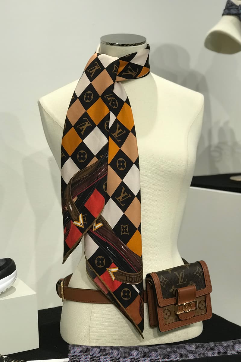 Louis Vuitton Fall Winter 2019 Closer Look Scarf Bag Brown Yellow