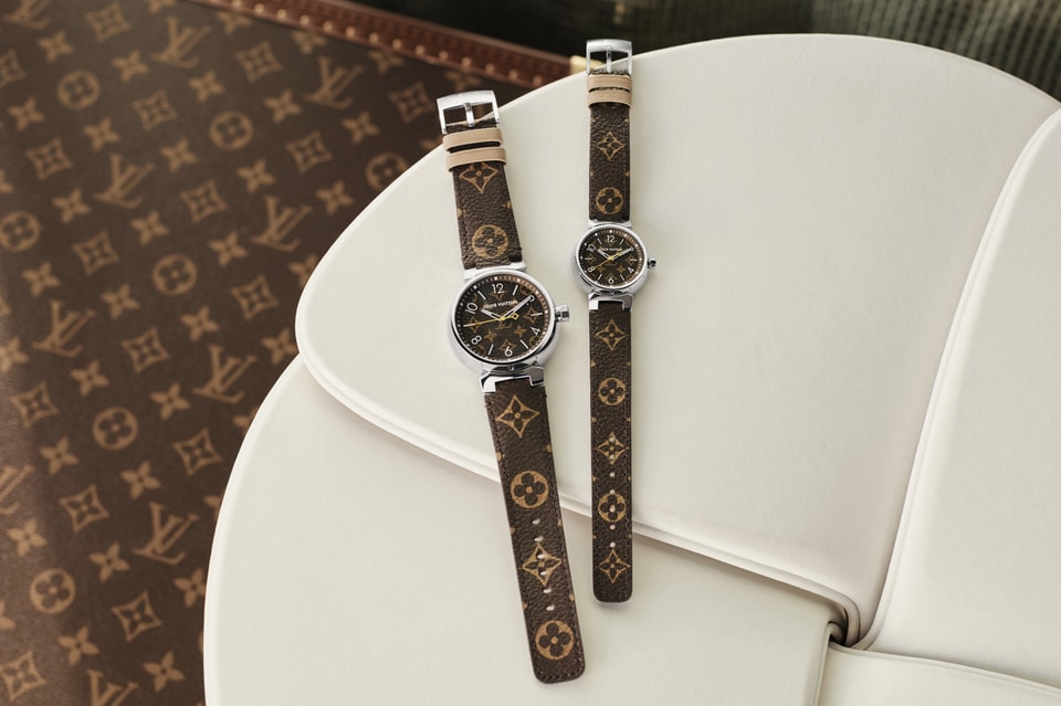 Louis Vuitton Icon Tambour Damier Strap Watch