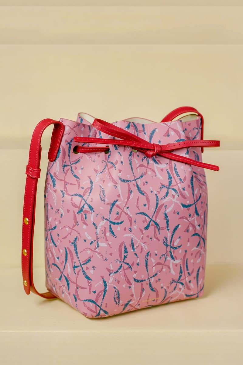 Marc Camille Chaimowicz x Mansur Gavriel Spring Summer 2019 Tjw Mini Bucket Bag Pink Red