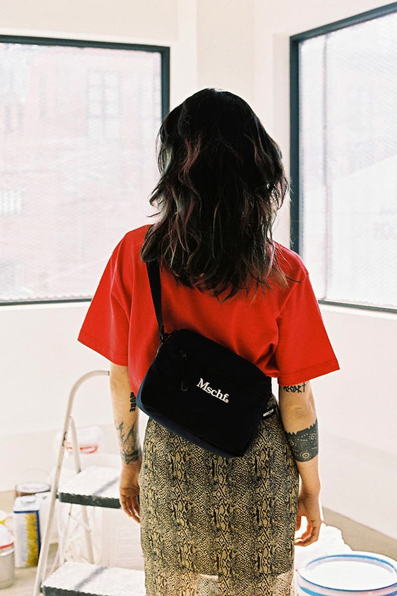 mischief spring summer 2019 ss19 korean streetwear k-fashion lookbooks dad caps blazers backpacks graphic tees