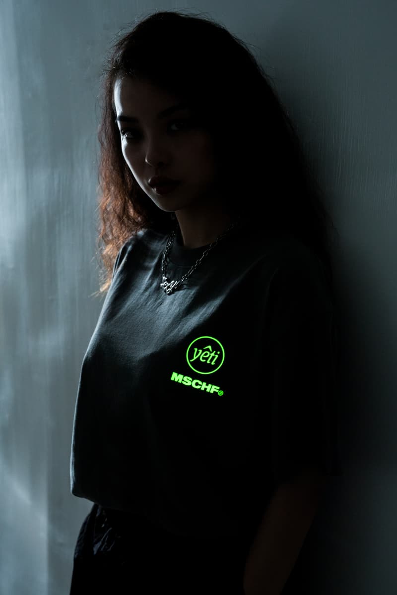 MISCHIEF x YETI OUT Fury Glow Capsule Collection T Shirt Grey