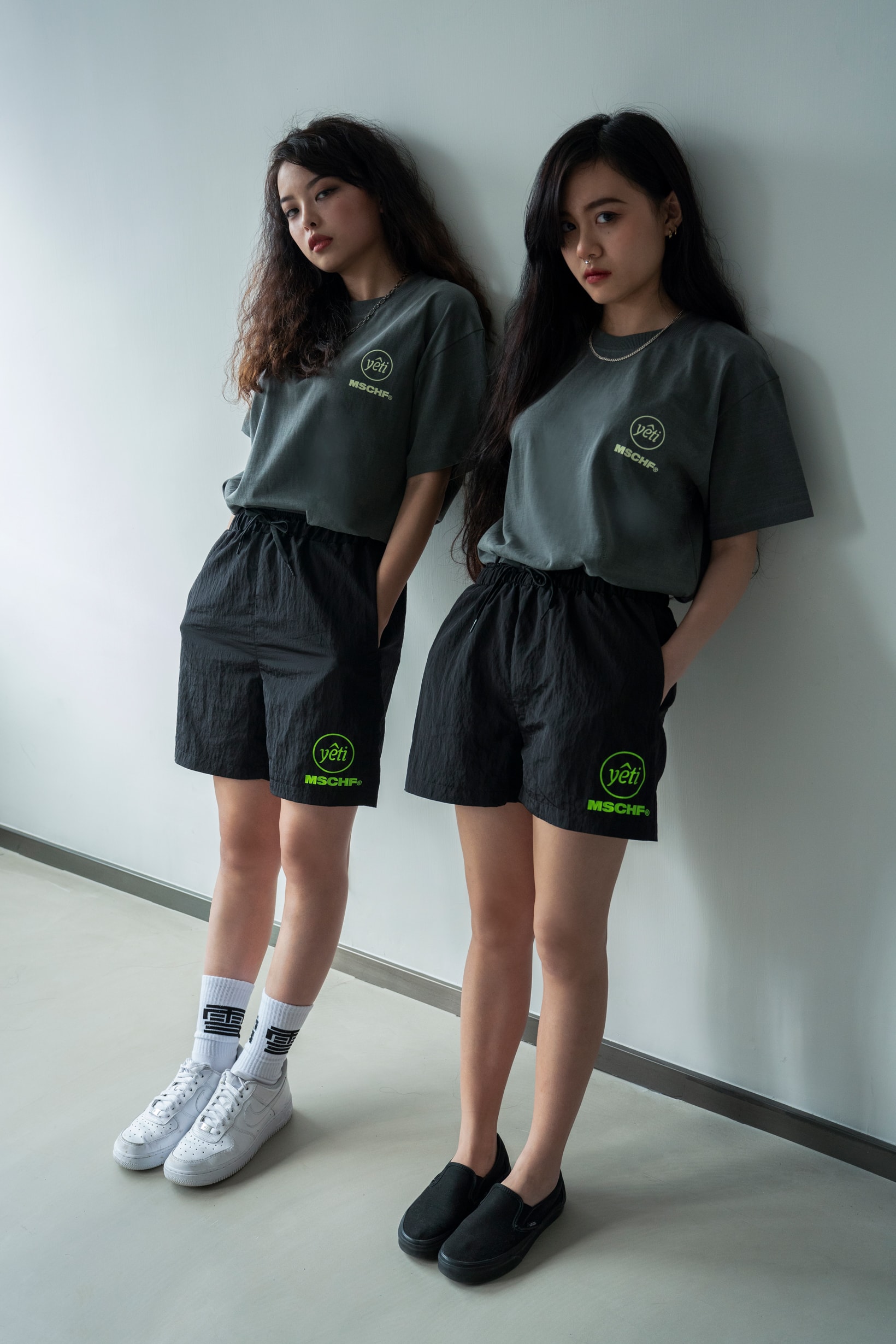 MISCHIEF x YETI OUT Fury Glow Capsule Collection T Shirts Shorts Black