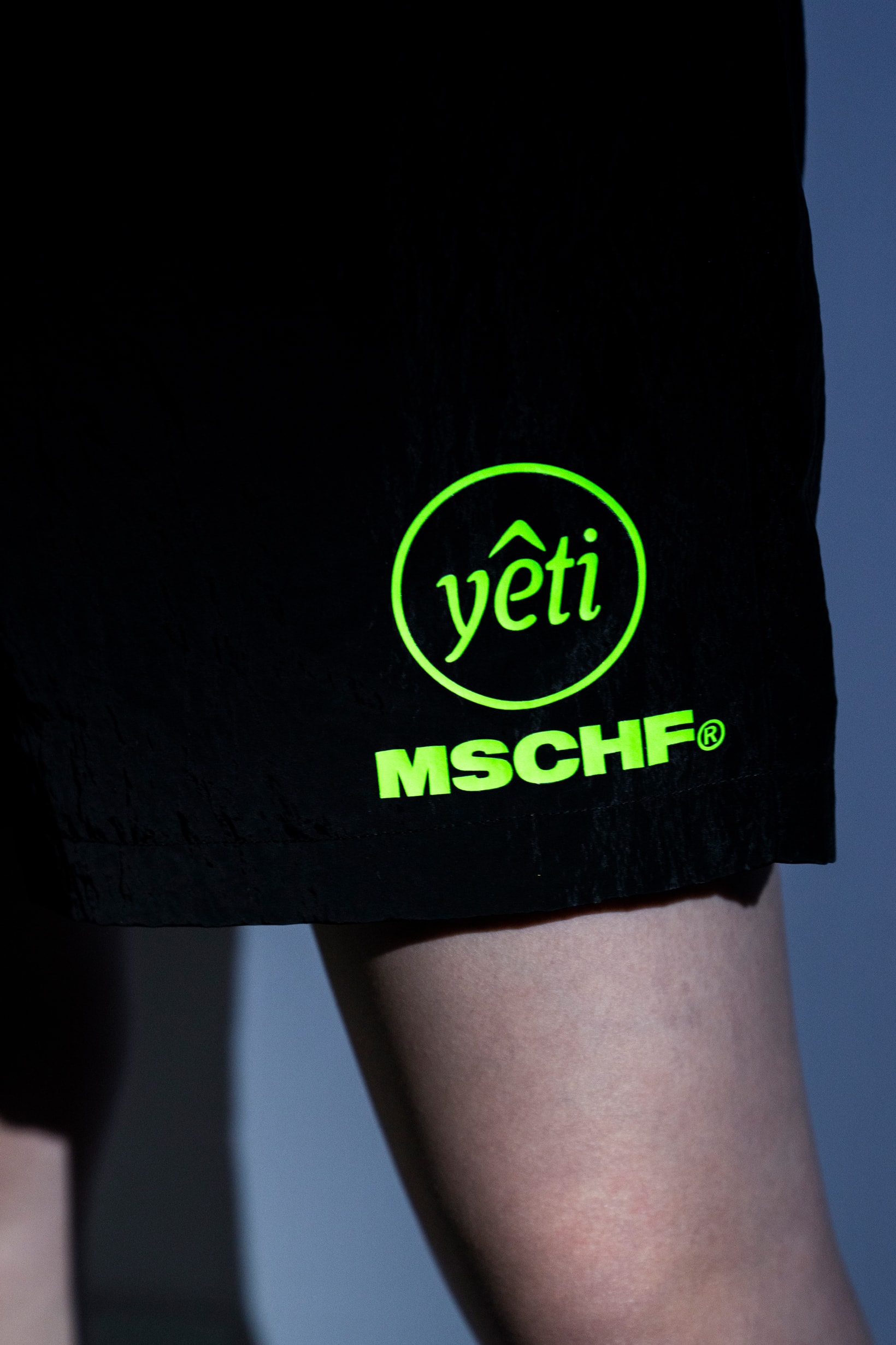 MISCHIEF x YETI OUT Fury Glow Capsule Collection Shorts Black Green
