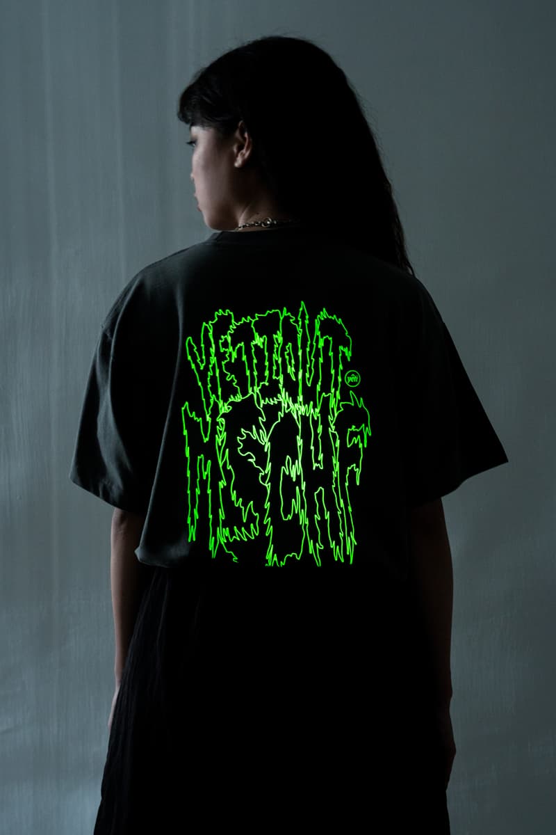 MISCHIEF x YETI OUT Fury Glow Capsule Collection T Shirt Grey