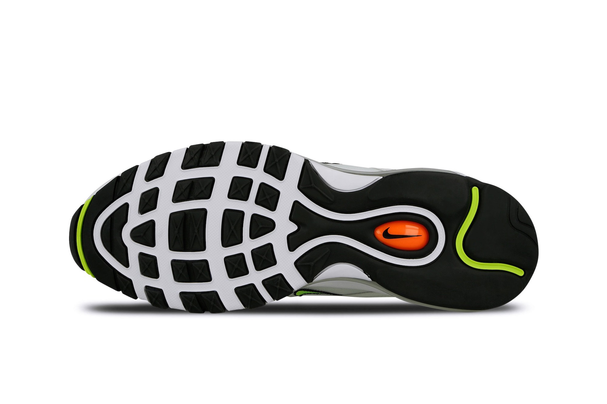 Nike Air Max 97 Air Max 270 "Volt" Pack Sneaker Shoe Neon Green Black White Design Trend
