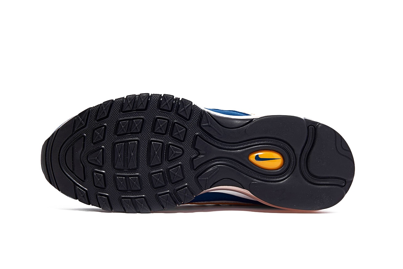 Nike Air Max 98 University Red/Blue Force Orange Peel Release Spring Summer Sneaker Shoe Drop