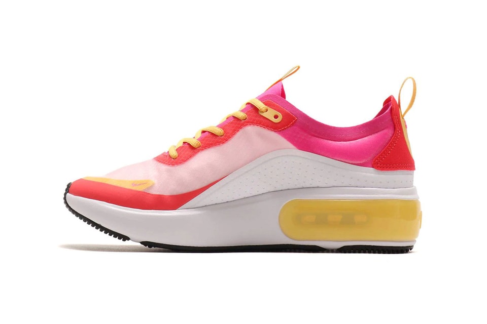 Nike's Max Dia in Pink, Yellow & White |