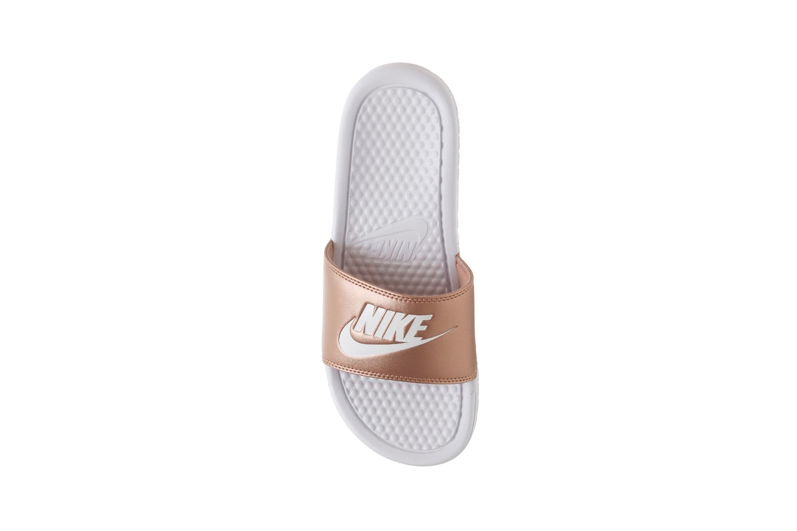 Nike Benassi Slide Metallic Red Bronze White