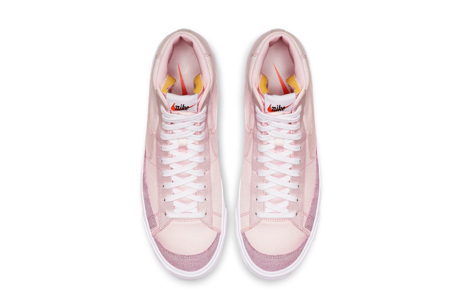 Nike Blazer Mid 77 Vintage Pastel Pink Foam Sneakers Trainers