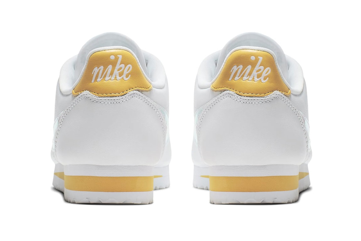Nike Cortez White Clear Topaz Gold