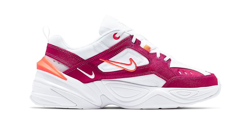 nike m2k tekno pink and orange