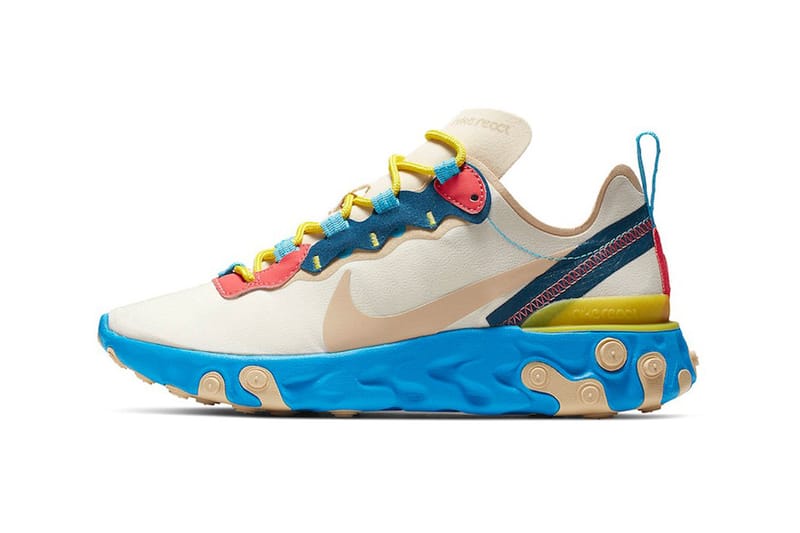 nike react element 55 light blue