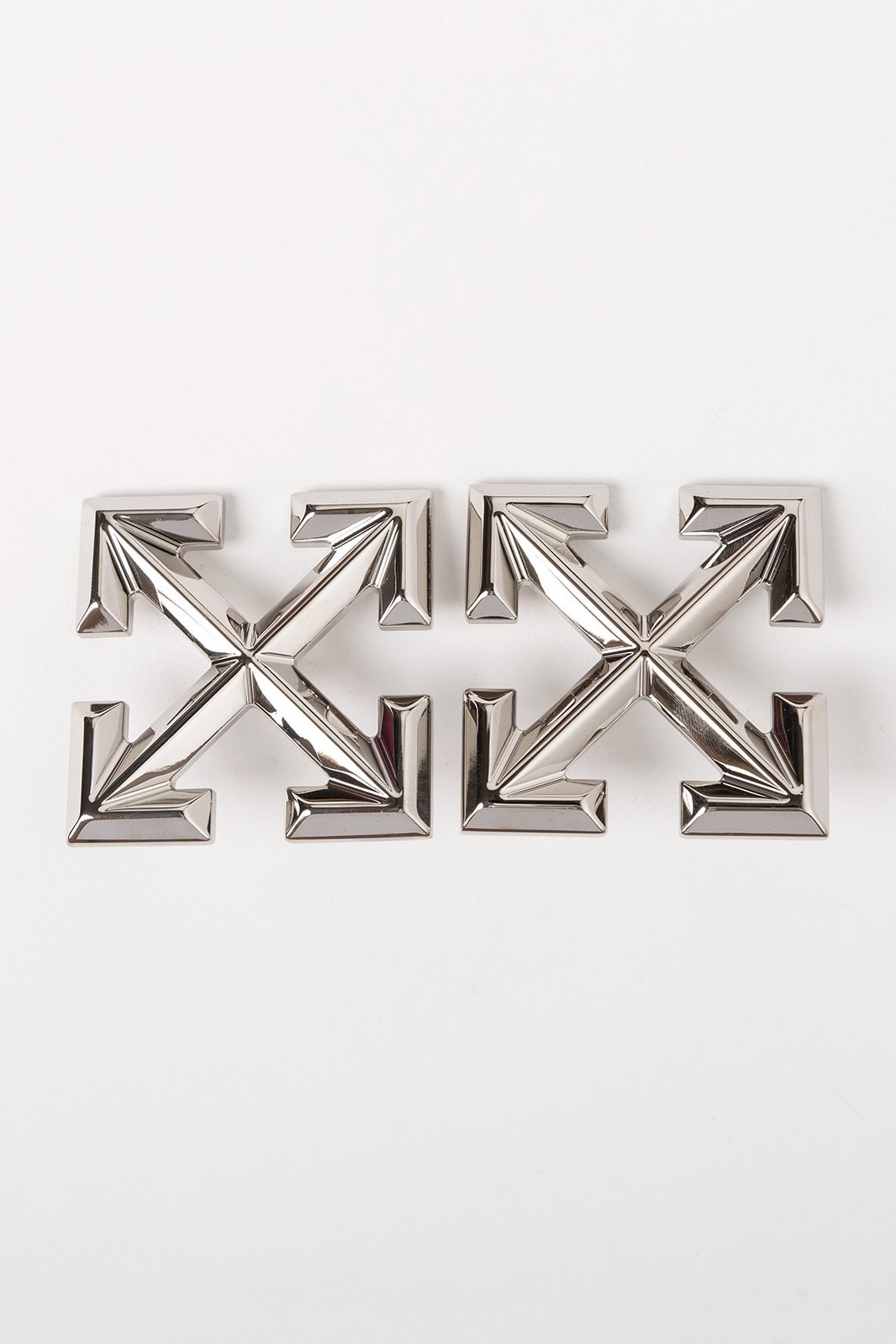 Off White Jewelry Collection Arrows Pin Silver