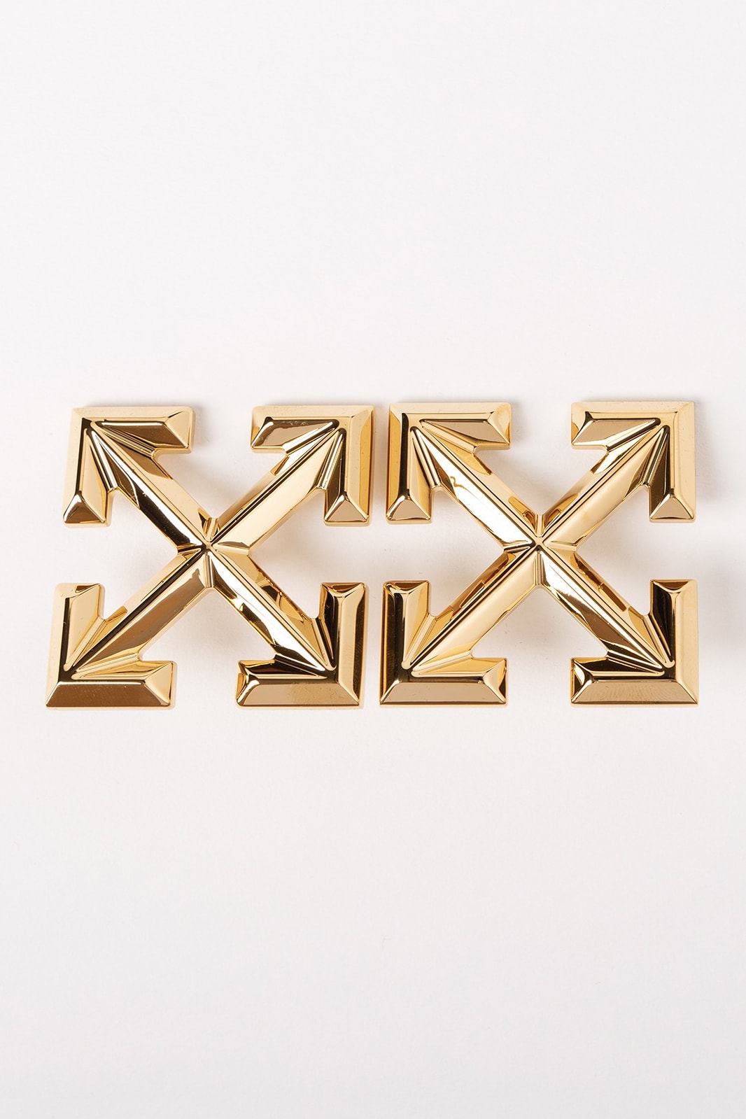 Off White Jewelry Collection Arrows Pin Gold
