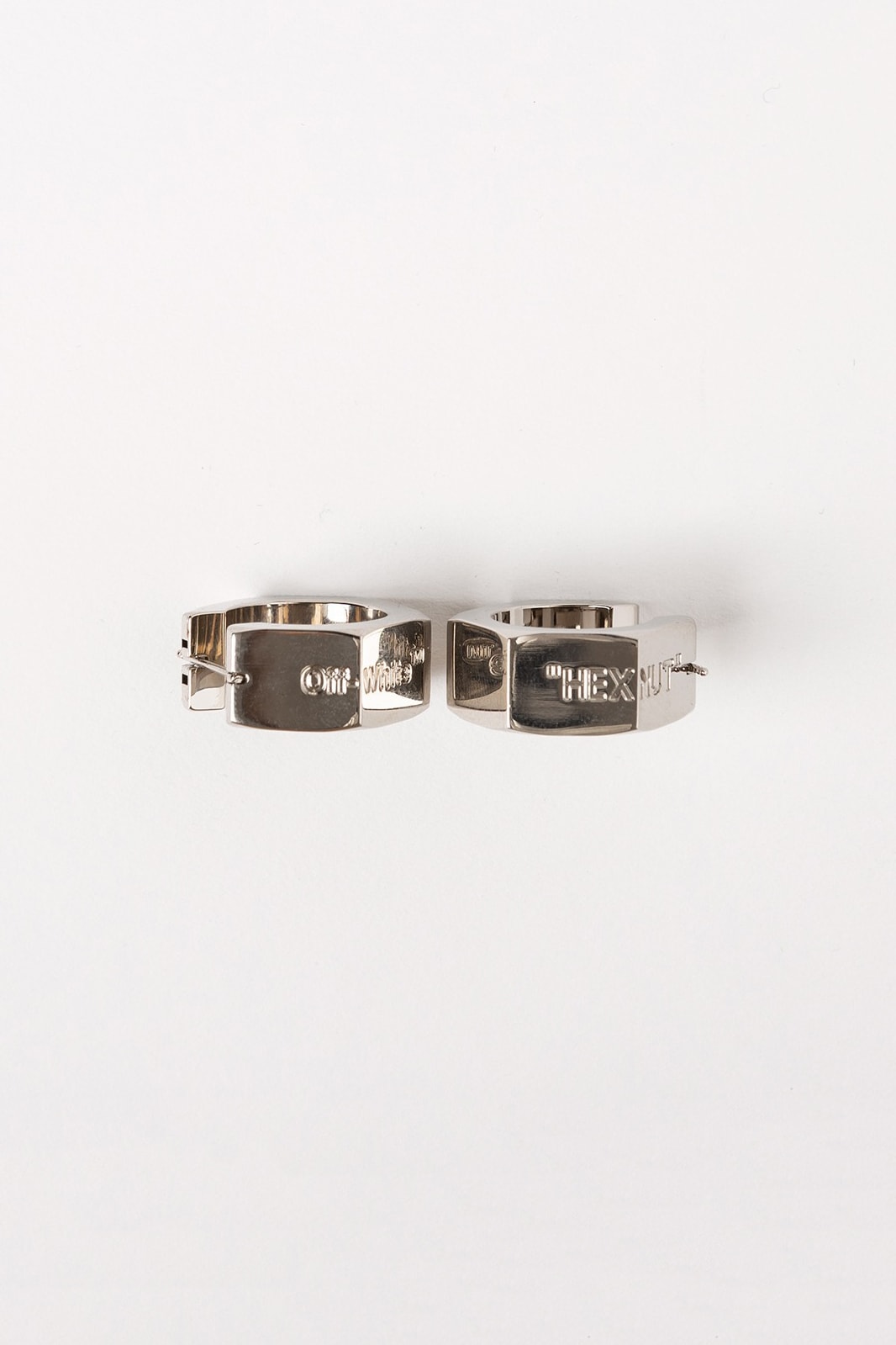 Off White Jewelry Collection Earrings Silver