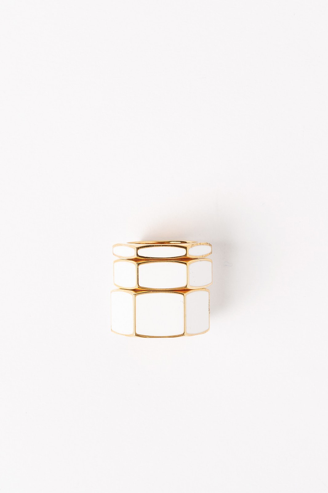 Off White Jewelry Collection Rings Gold White