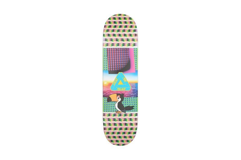Palace Summer 2019 Collection Skate Deck Grey Blue