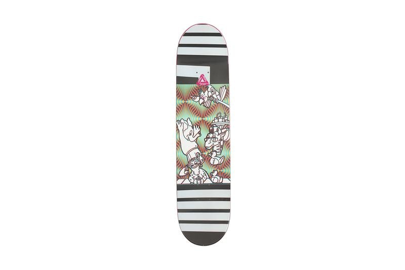 Palace Summer 2019 Collection Skate Deck Black White