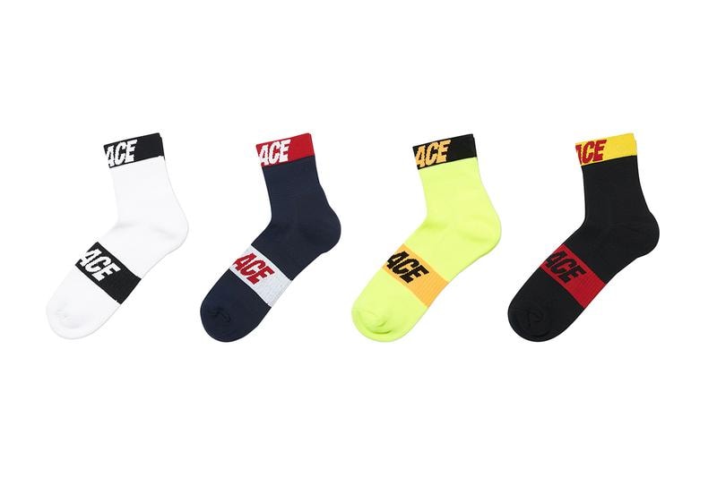 Palace Summer 2019 Collection Socks White Black Yellow