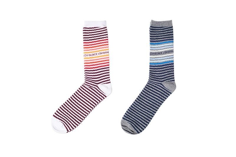 Palace Summer 2019 Collection Socks Red Blue White
