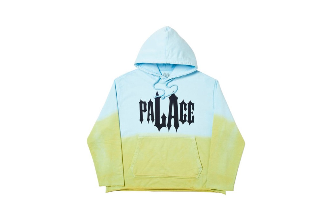 Palace Los Angeles LA Capsule Collection Hoodie Blue Green