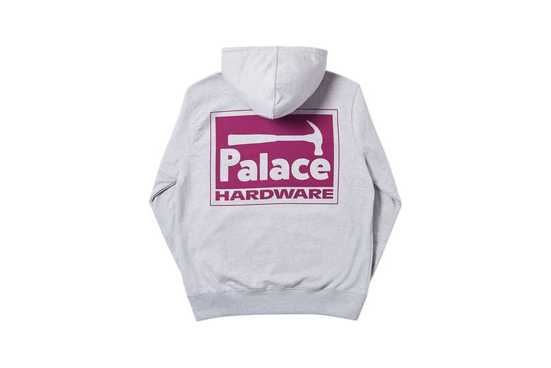 Palace Spring 2019 Hoodie Grey