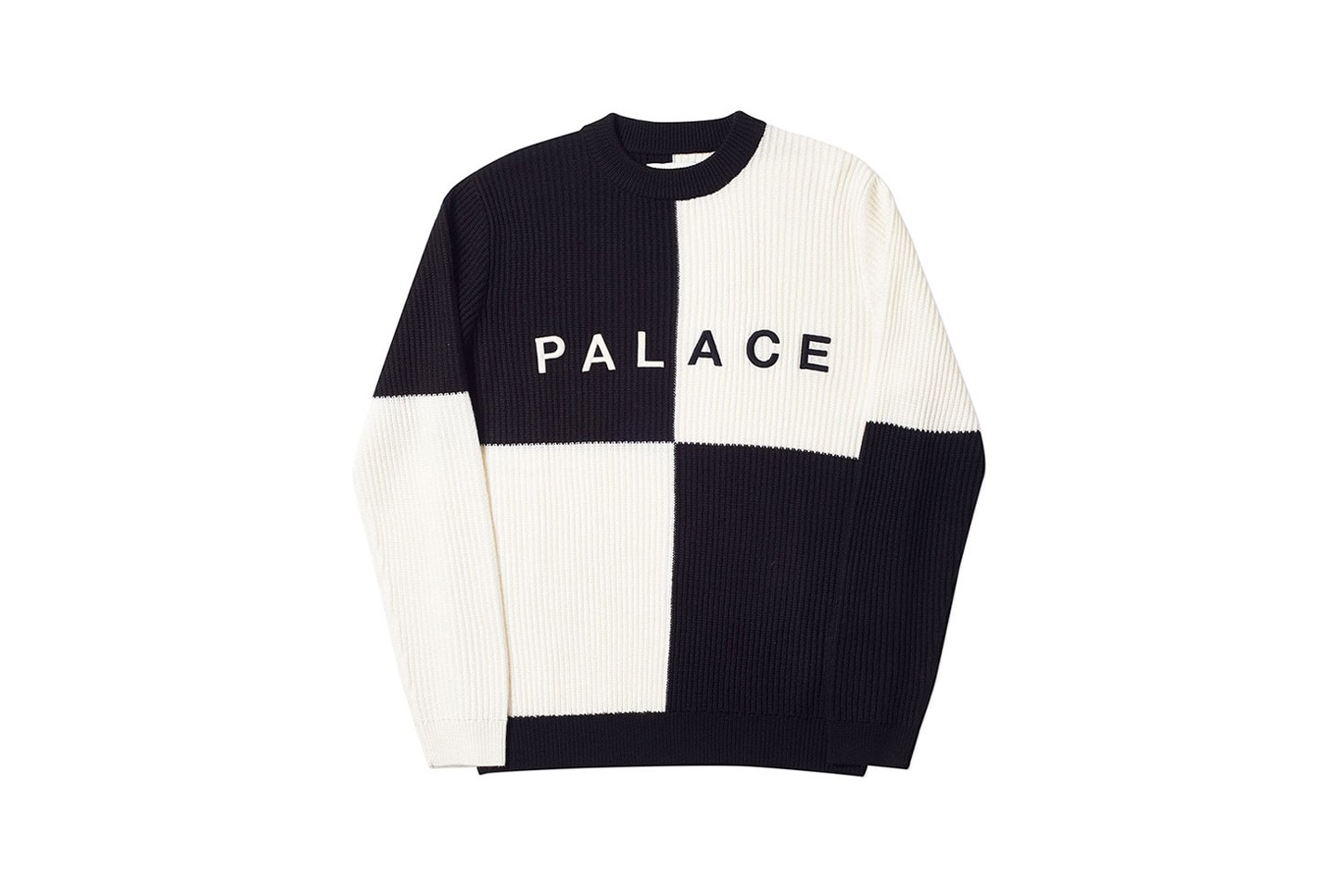 Palace Spring 2019 Sweater Black White