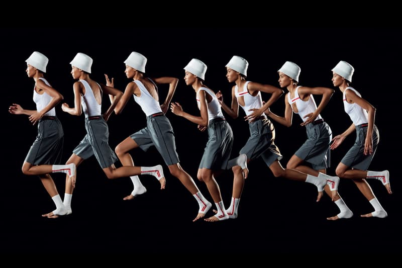 Prada Linea Rossa Spring/Summer 2019 Campaign Release Lookbook Prada Logo Hat Collection