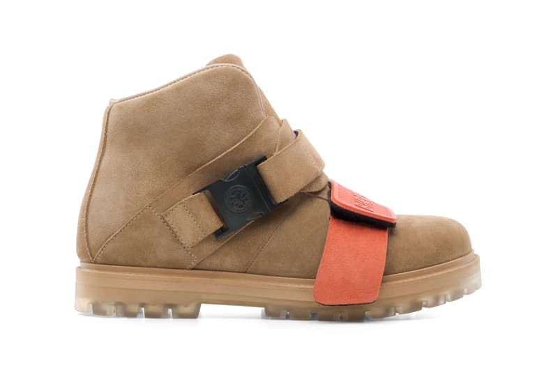 Rick Owens Rotterhiker Boots Beige Orange