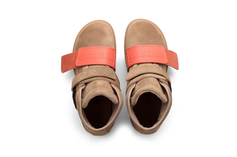 Rick Owens Rotterhiker Boots Beige Orange