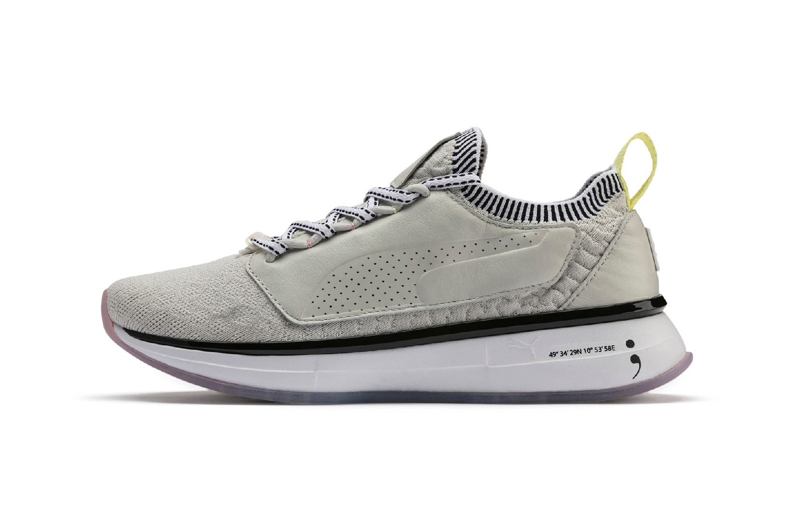 Selena Gomez x PUMA Spring Summer 2019 Collection SG Runner Strength Training Shoes Glacier Grey White