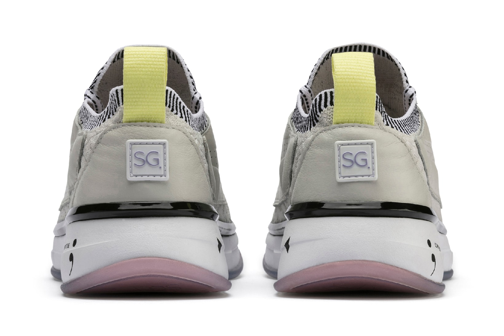 Selena Gomez x PUMA Spring Summer 2019 Collection SG Runner Strength Training Shoes Glacier Grey White