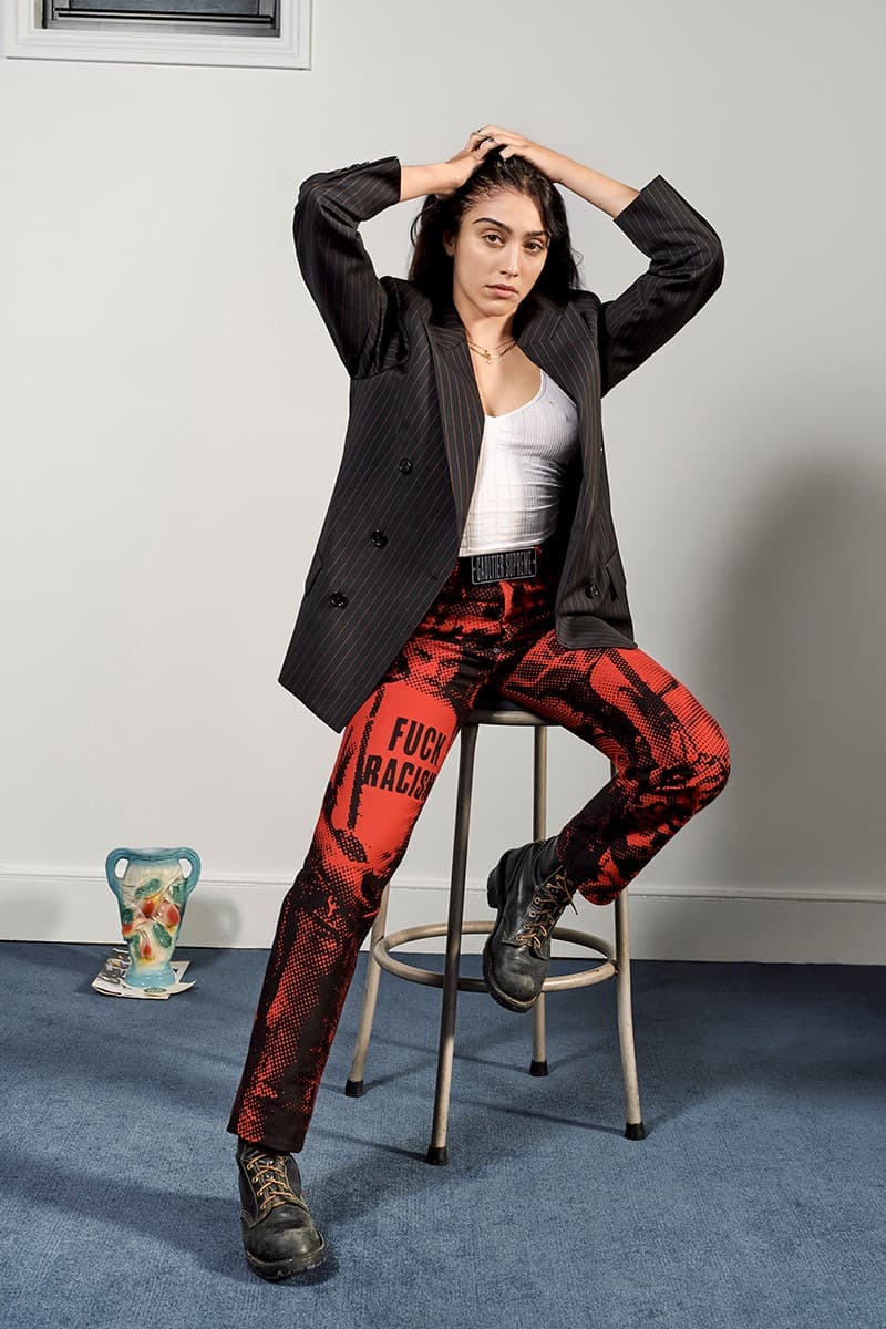 Jean Paul Gaultier x Supreme Collaboration SS19 Spring Summer Lourdes Leon Range Lookbook Collection Pieces Drop Release