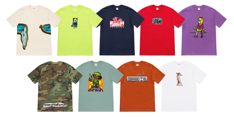 all supreme shirts