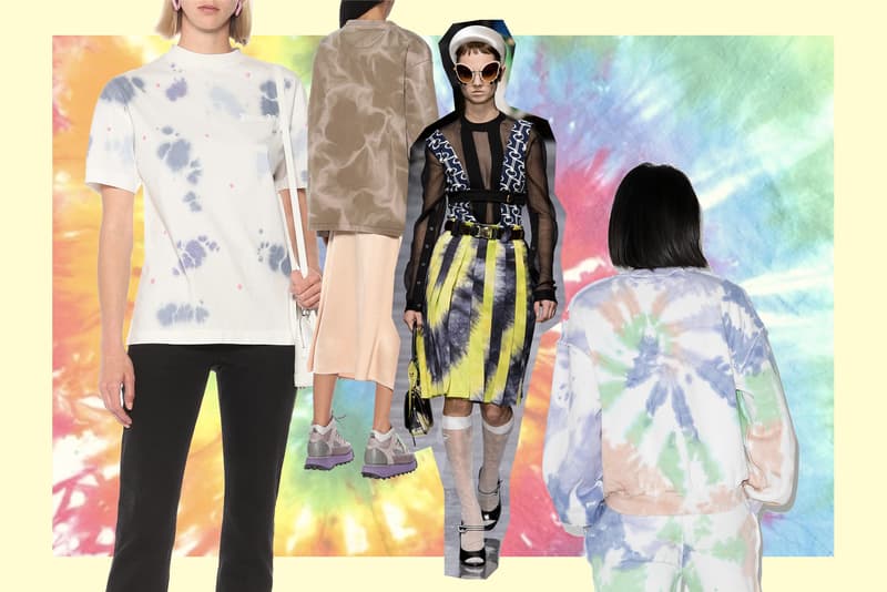 Tie-Dye Trend Spring Summer Pattern Print Color AMBUSH Balenciaga Ganni Asai Prada