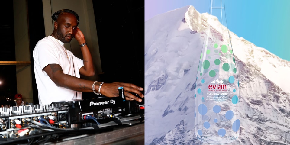 Evian Pop-Up for Limited-Edition Bottle by Virgil Abloh