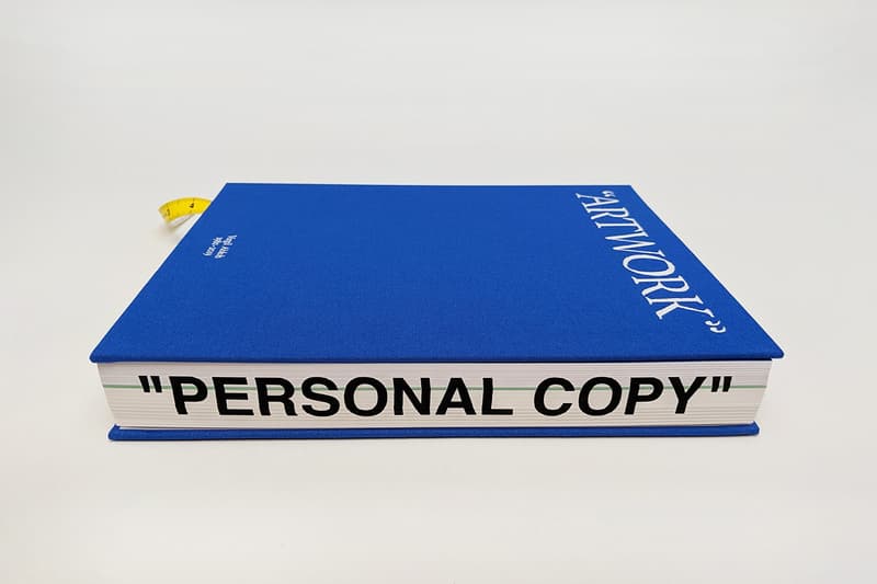 Virgil Abloh Figures of Speech Art Book Blue release date 