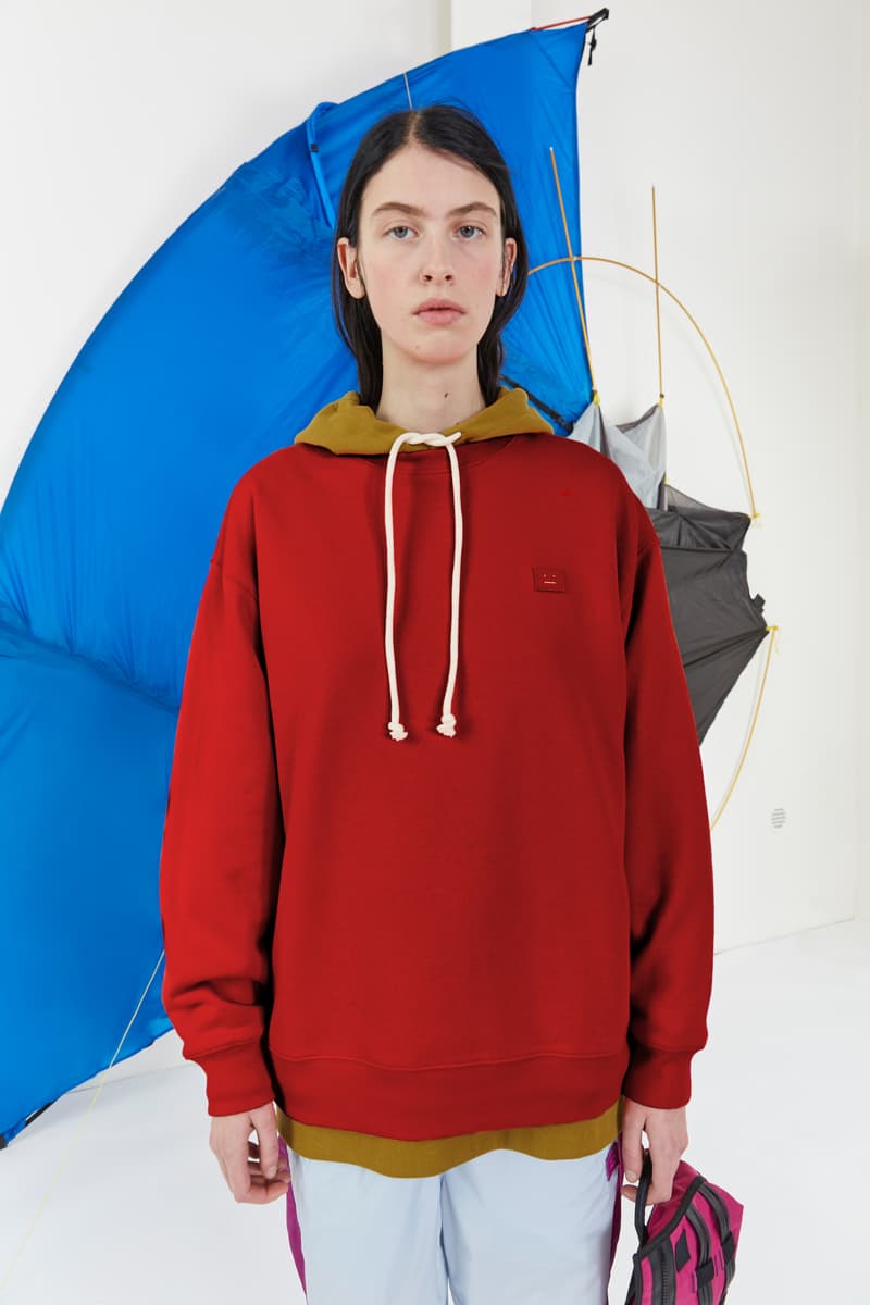Acne Studios Fall/Winter 2019 Face Lookbook Hoodies Sneakers Apparel Range Logo SS19