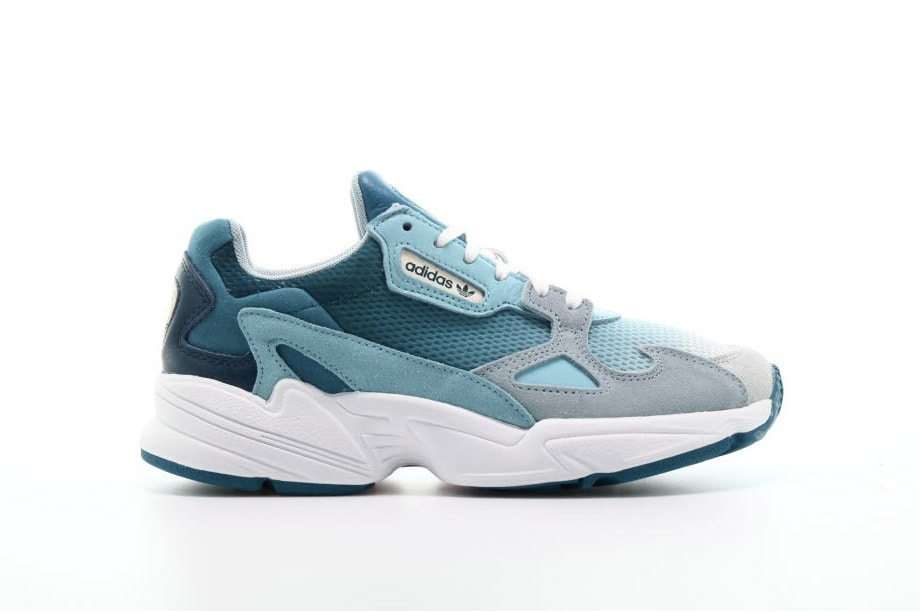 adidas Falcon "Blue Tint" Gradient Sneaker Drop Shoe Ombré Design Summer Shoe 