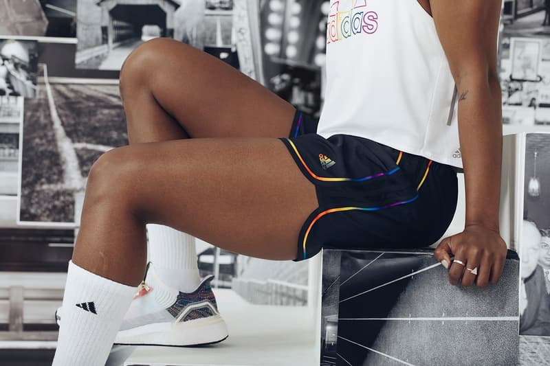 adidas Originals Love Unites Pride Month Pack Shirt White Shorts Black UltraBOOST 19 Grey