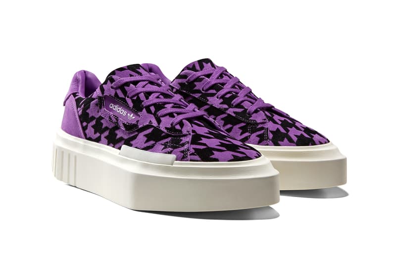 adidas Originals Hypersleek Houndstooth Black Purple