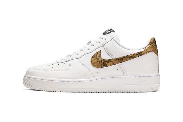 Nike's Air Force 1 Arrives With a Python-Print Snakeskin Swoosh