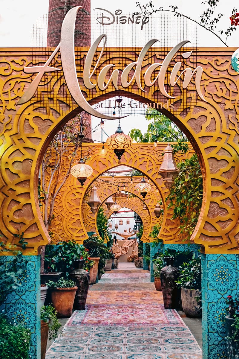 Disney Aladdin Café The Grounds Of Alexandria Sydney Australia Lights Live Action Reboot Remake Movie Film Installation