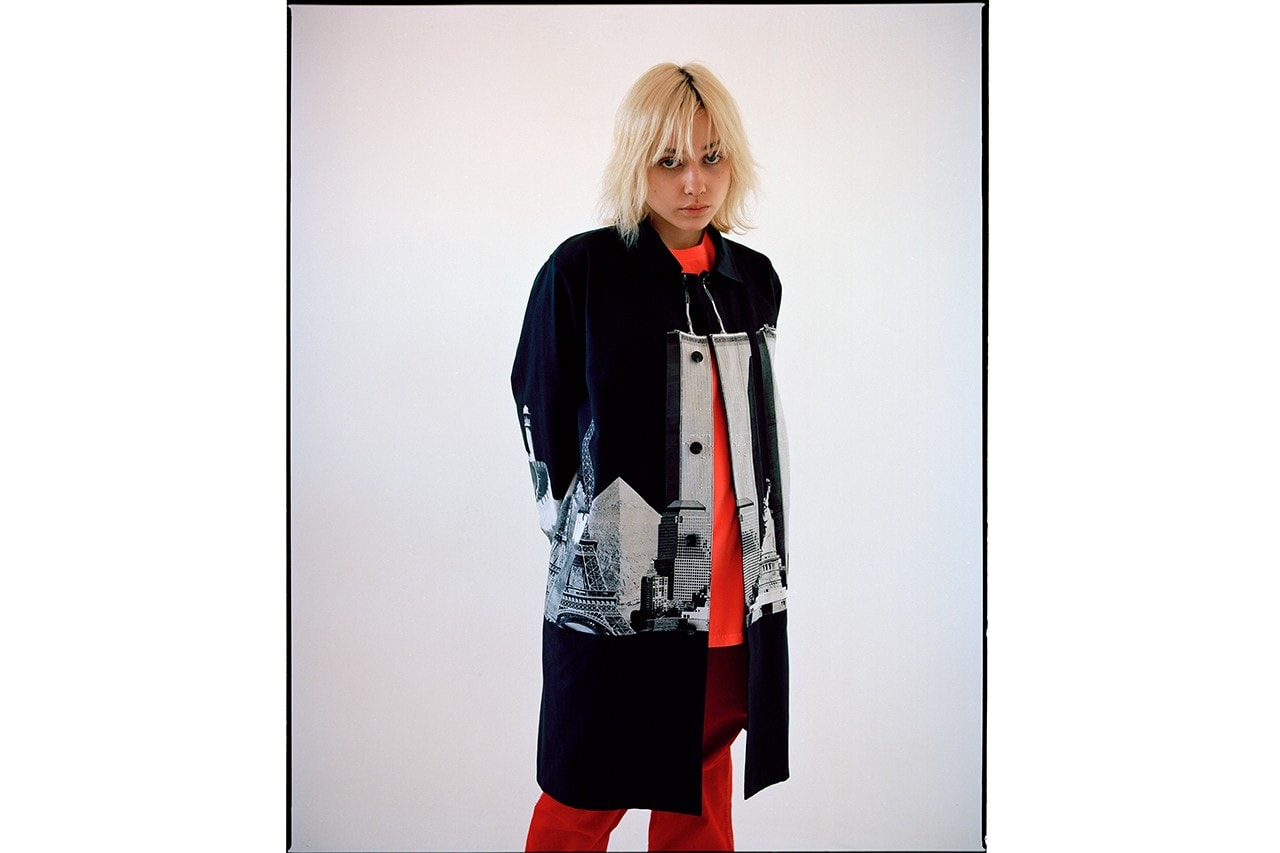 Awake NY Spring Summer 2019 Collection Trench Coat Black White