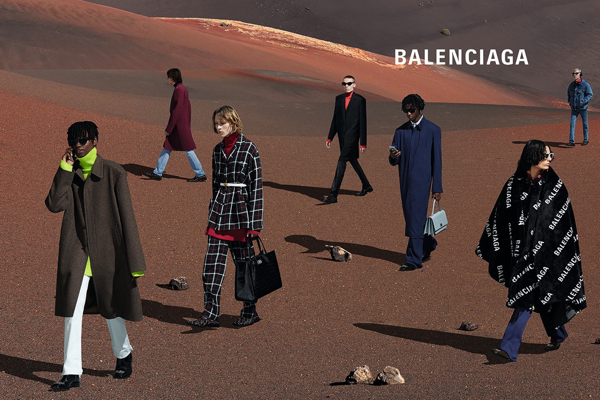 Balenciaga Fall 2019 Desert Campaign Editorial Jean Pierre Attal Fashion Spread Demna Gvasalia Collection