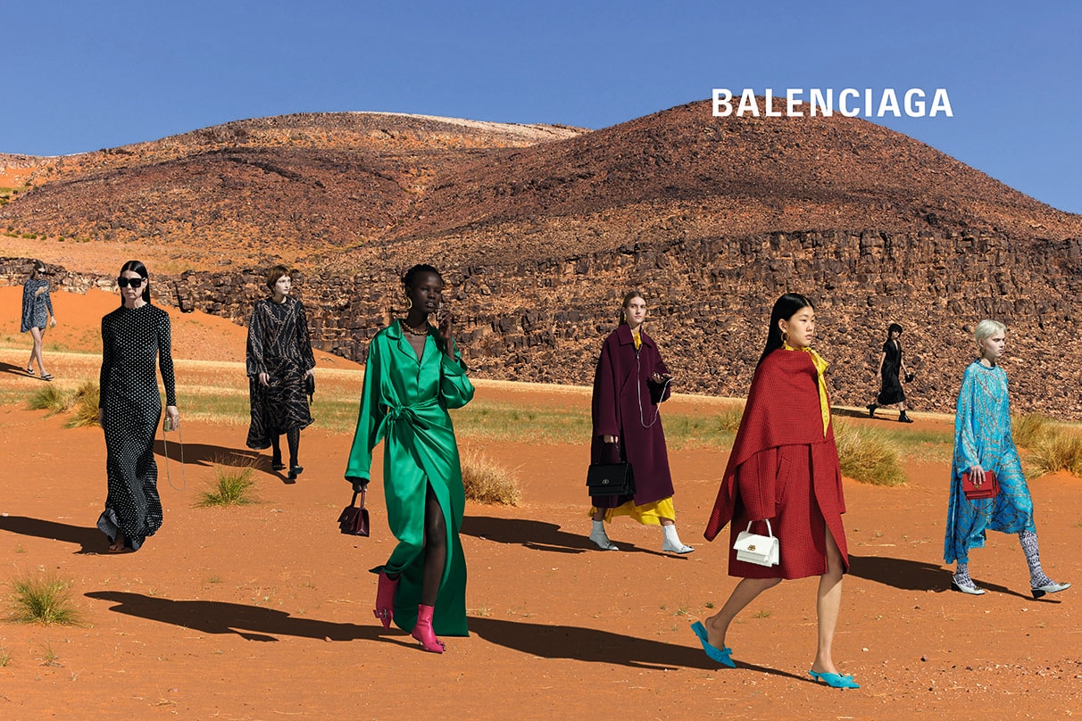 Balenciaga Fall 2019 Desert Campaign Editorial Jean Pierre Attal Fashion Spread Demna Gvasalia Collection 