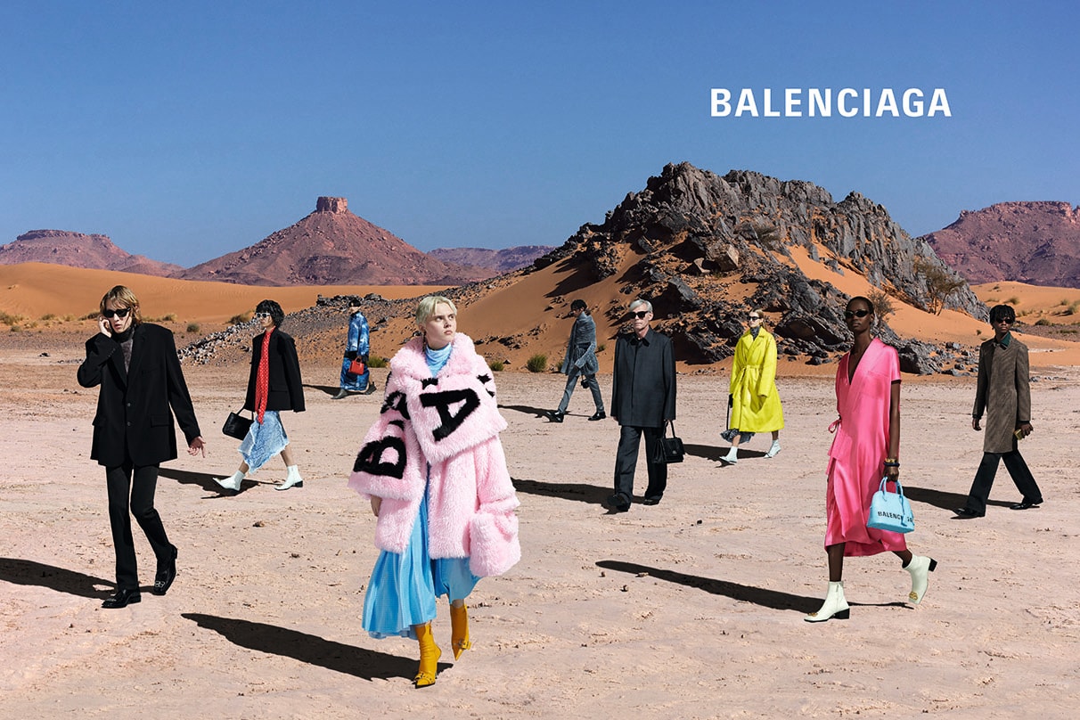 Balenciaga Fall 2019 Desert Campaign Editorial Jean Pierre Attal Fashion Spread Demna Gvasalia Collection 