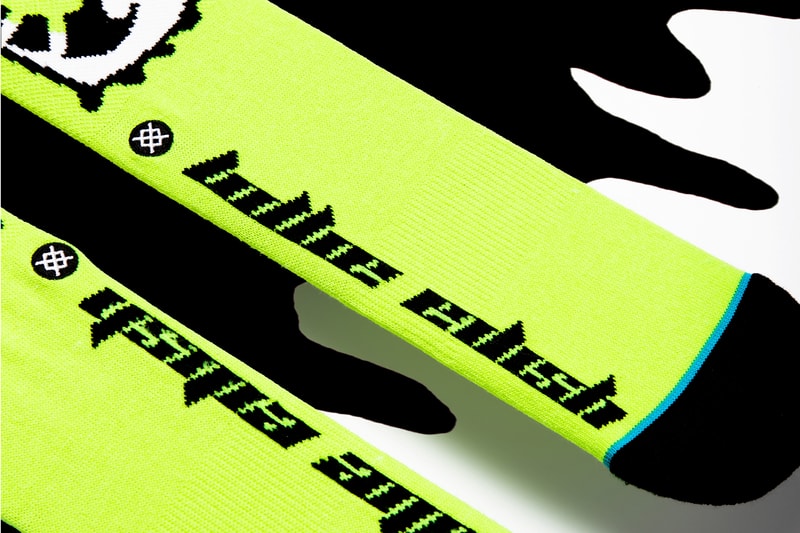 Billie Eilish x Stance Sock Anime Collection Green Black Eyes