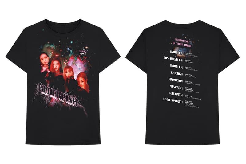 BLACKPINK In Your Area USA Europe UK World Tour Merch Hoodie T Shirt Hat Hammer